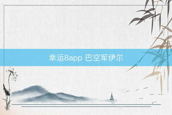 幸运8app 巴空军伊尔