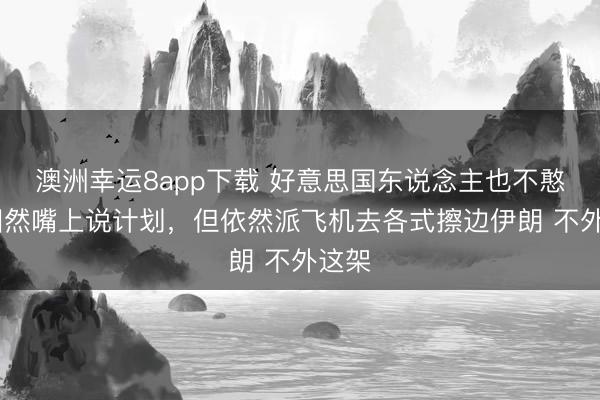 澳洲幸运8app下载 好意思国东说念主也不憨厚 固然嘴上说计划，但依然派飞机去各式擦边伊朗 不外这架