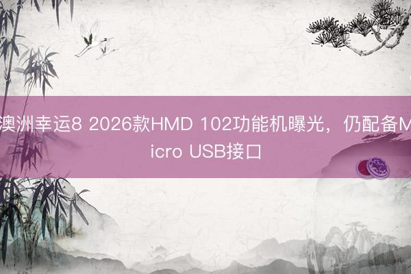 澳洲幸运8 2026款HMD 102功能机曝光，仍配备Micro USB接口