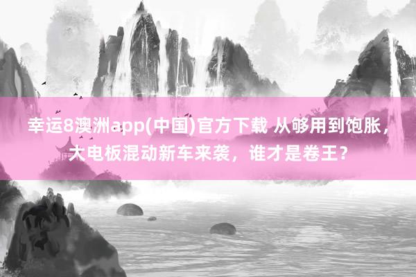 幸运8澳洲app(中国)官方下载 从够用到饱胀，大电板混动新车来袭，谁才是卷王？