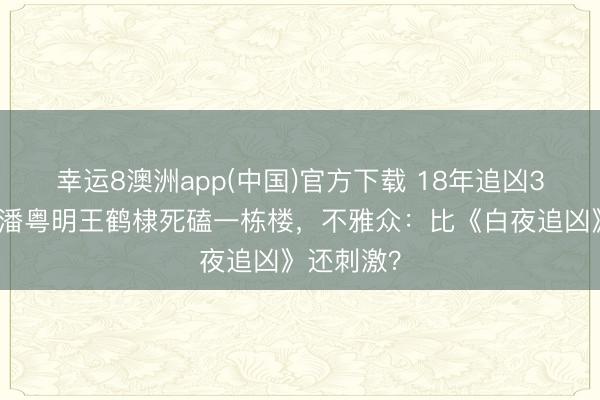 幸运8澳洲app(中国)官方下载 18年追凶3次回转！潘粤明王鹤棣死磕一栋楼，不雅众：比《白夜追凶》还刺激？